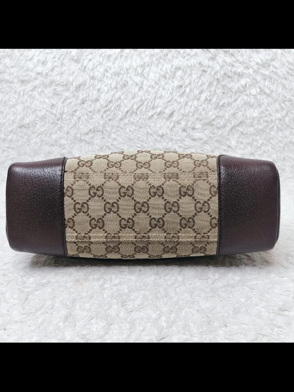 Gucci Beige and Brown GG Canvas Shoulder Bag